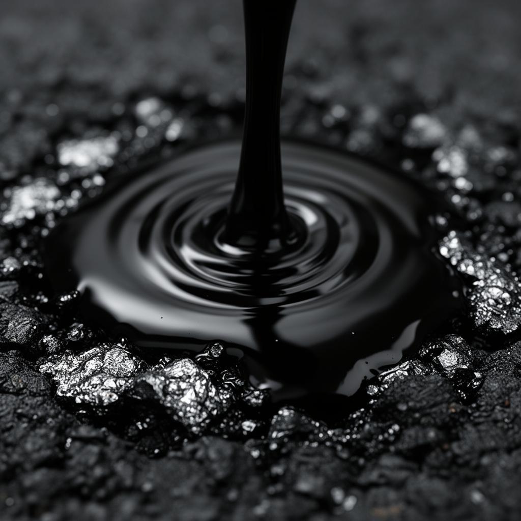 Bitumen close-up